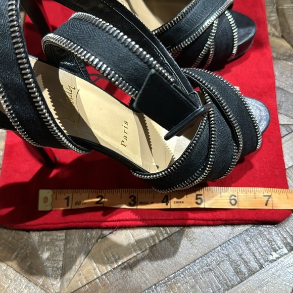 Christian Louboutin Zoupi 120 Nappa US 7.5 - Picture 8 of 9